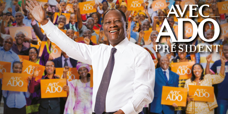 Affiche de campagne "Avec ADO"